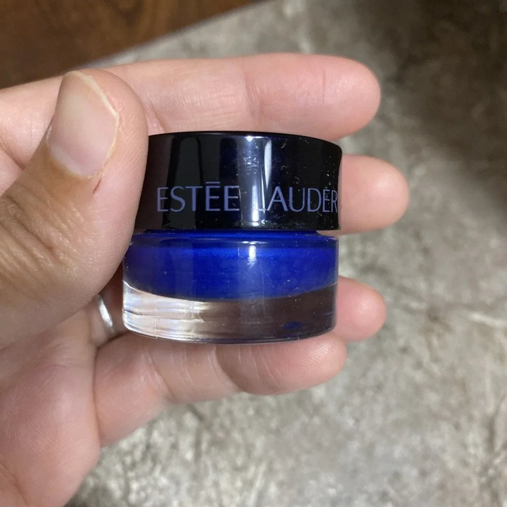 Estee Lauder Pure Color Stay On Eye Shadow Paint 07 Bold Cobalt .17oz New Boxed